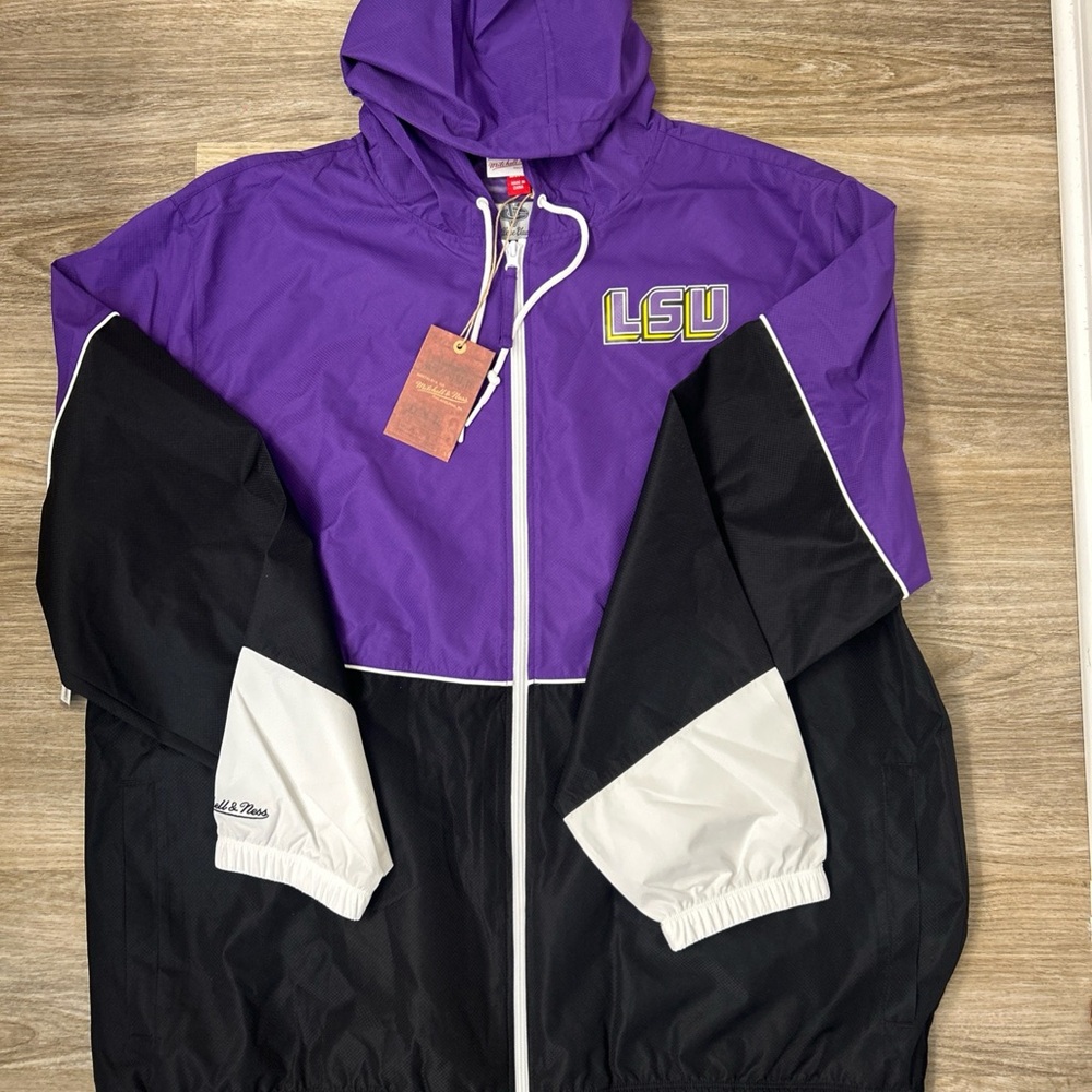 Mitchell & Ness LSU Hooded Jacket